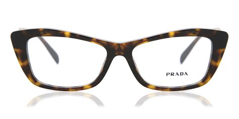 havana prada glasses|prada semi rimless eyeglasses.